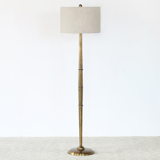 FL135 - Eclipse Brass Floor Lamp