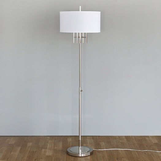 Brushed Nickel With Four Arms Floor Lamp