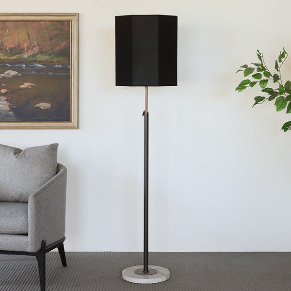 Axis Floor Lamp w/ Custom Black Shade