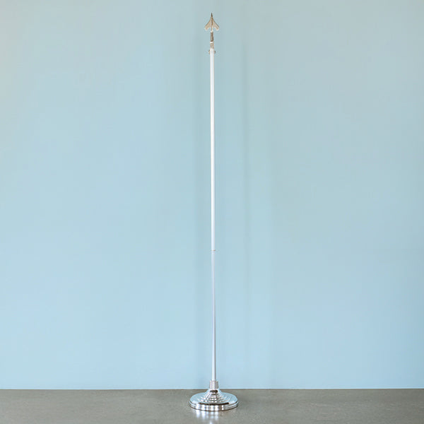 8' Flagpole with Chrome Spear Finial