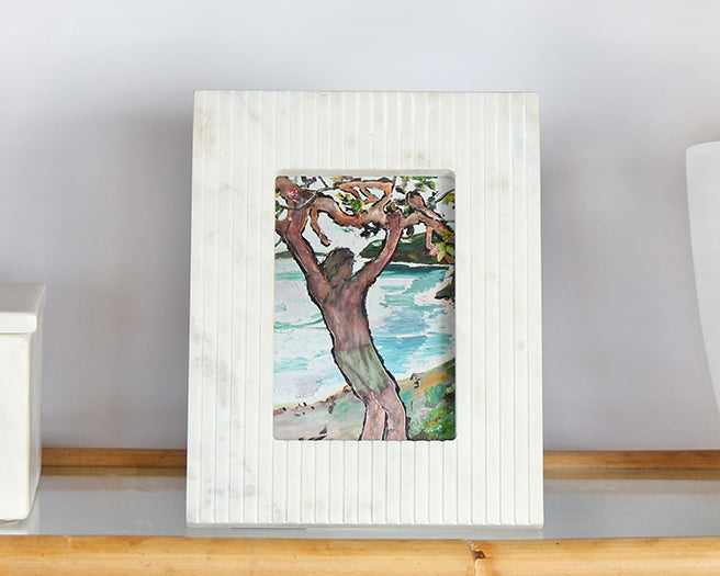 FRAME15 - Marble Pinstripe Photo Frame 4X6