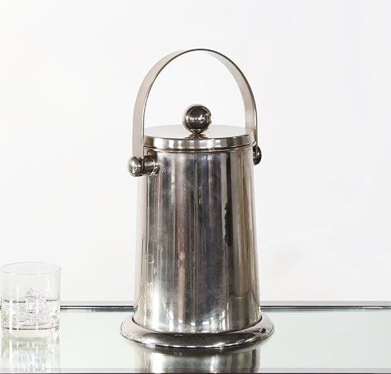 Nickel Plated Ice Bucket with Lid