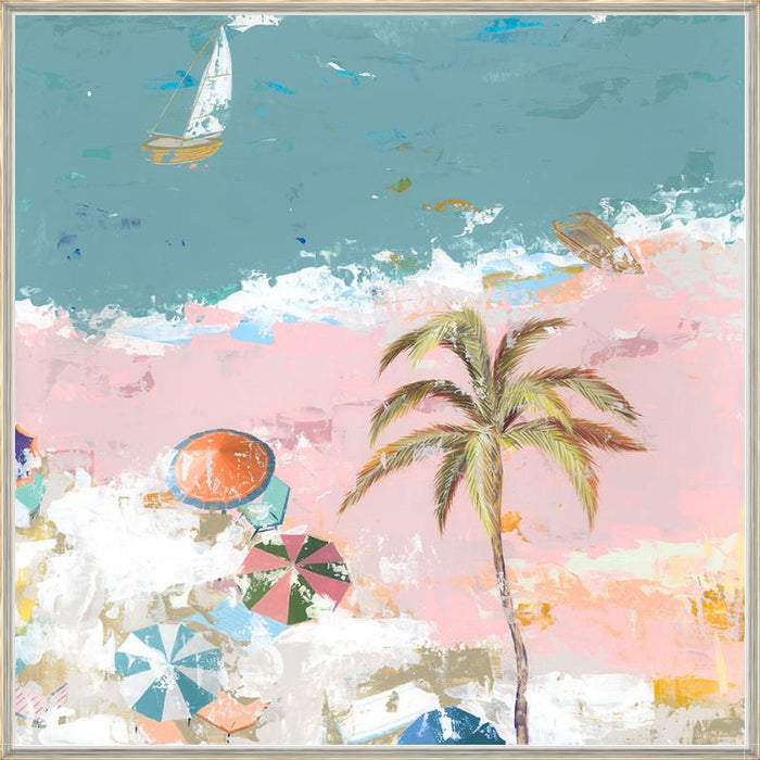 Bubblegum Beach IV 24W X 24H