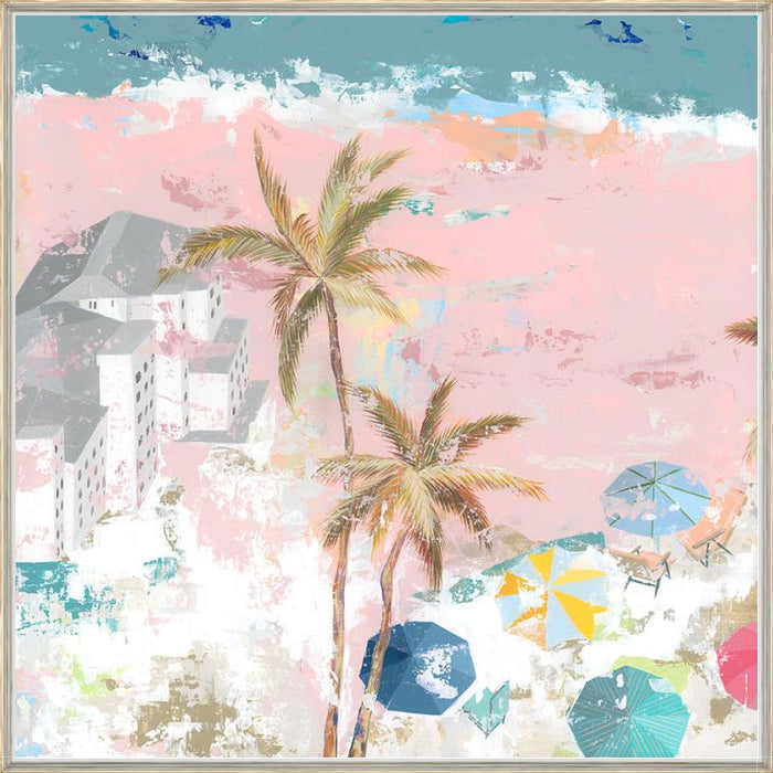 Bubblegum Beach III 24W X 24H