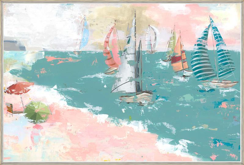 Bubblegum Beach I 36W X 24H