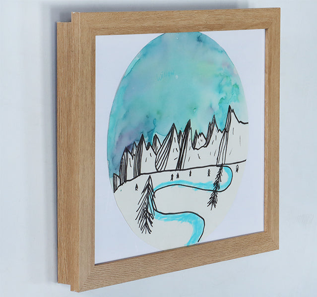 Ski Mountain 12W x 14H
