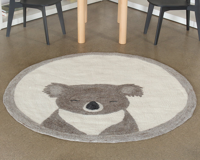 Koala Rug In Light Stone/Natural 48"W