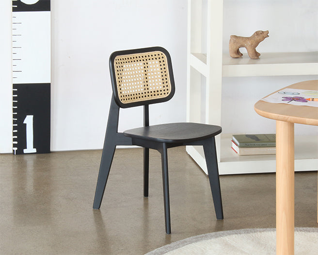 Cane Kid’s Chair Black