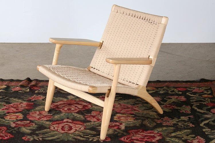 Modern Beech Wood Lounge Chair