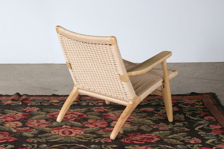 Modern Beech Wood Lounge Chair