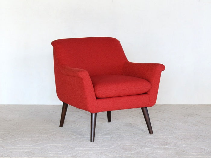 LC242 Murphy Lounge Chair in Poppy Red