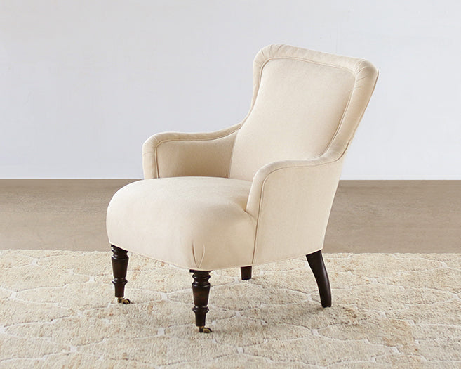 Tightback Lounge Chair in Linato Cream