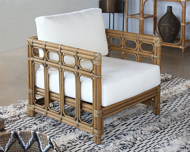 LC315 - South Seas Square Framed Rattan Lounge Chair