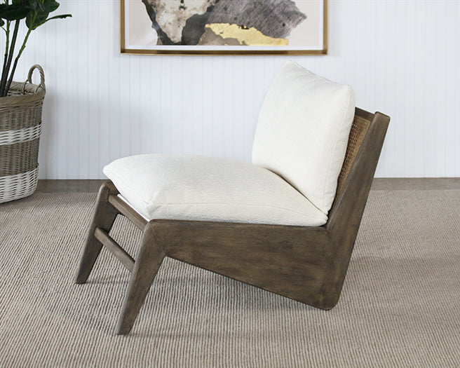 Armless Angular Lounge Chair