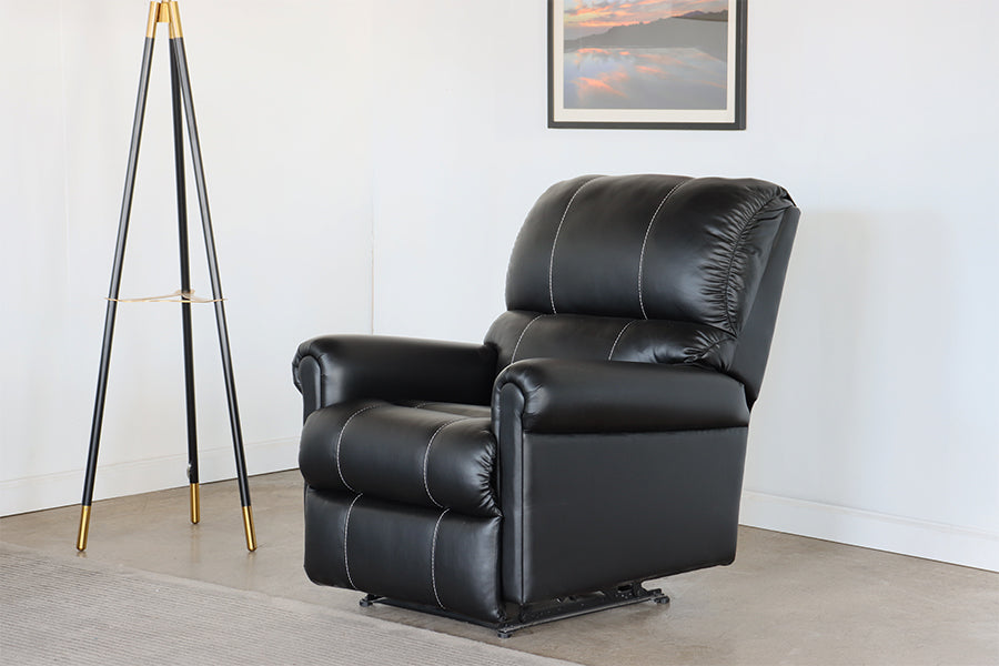 Black Leather Recliner