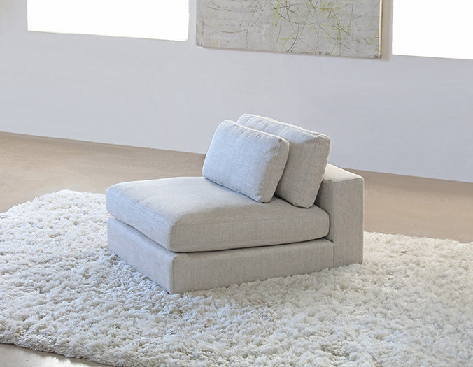 LC48 Kensington Armless Lounge Chair in Essence Natural