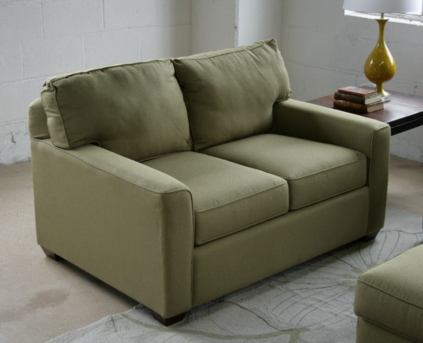 Celery Contemporary Loveseat