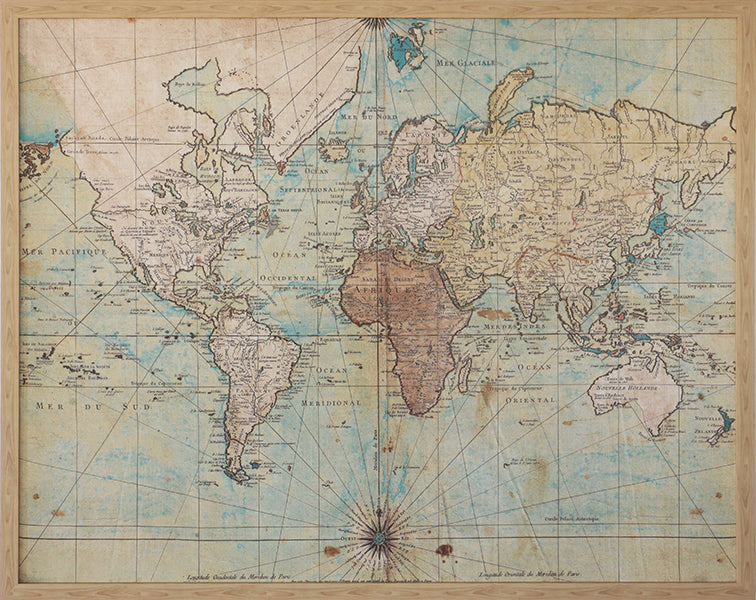 Du Globe Terrestre 61.5W x 49.5H - Cleared Art