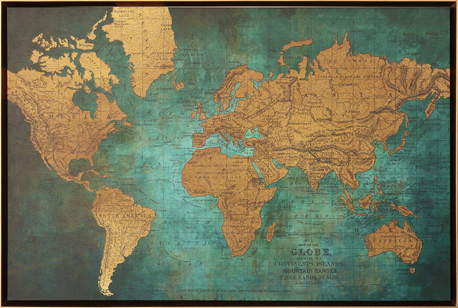 World Conquest 61.75W X 41.75H - Cleared Art