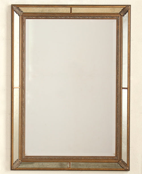 MIR79 Antique Gold Acanthus Panel Mirror