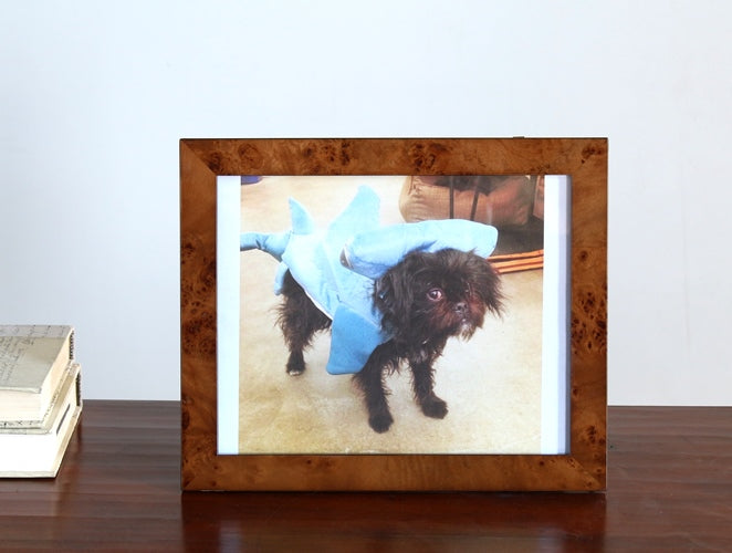Dark Burled Wood 8x10 Picture Frame