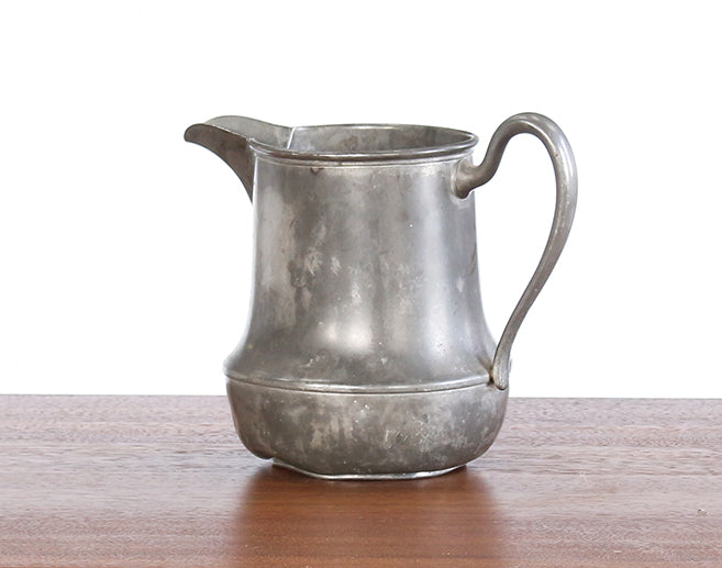 MISC145 Vintage Pewter Water Pitcher