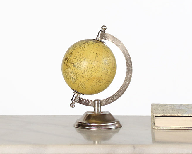 MISC158 Colony Globe with Nickel Finish Base