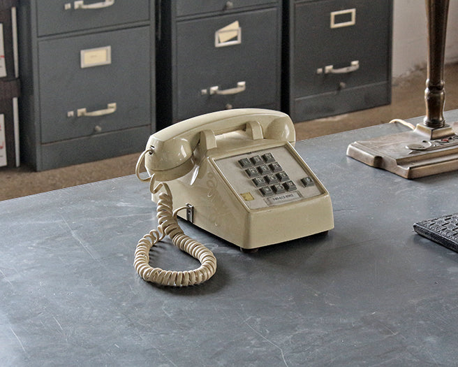 Classic Cream Pushbutton Telephone
