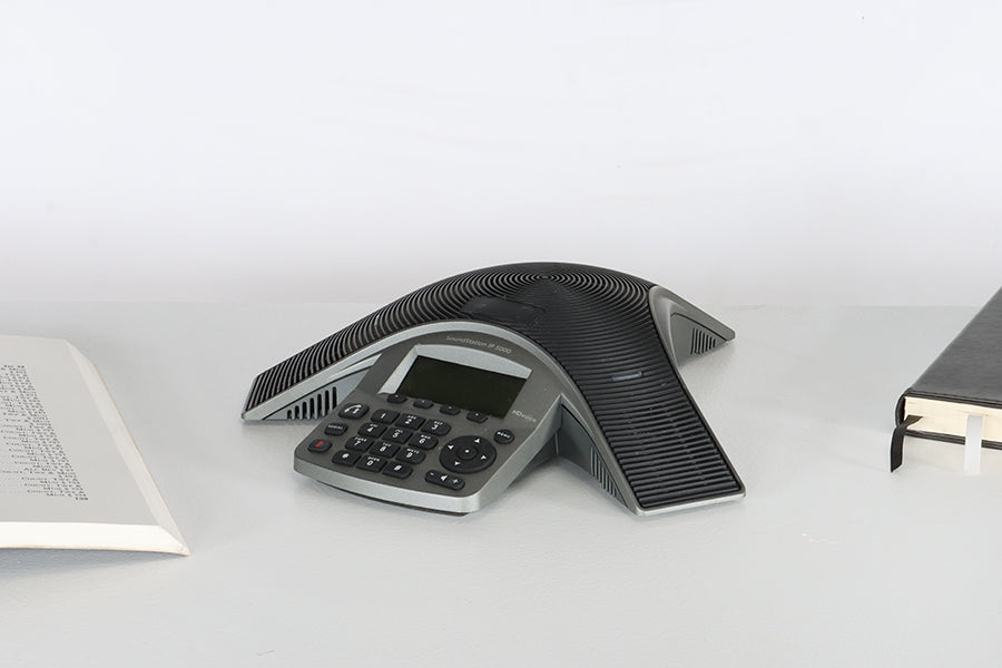 Grey & Black Office Conference Phone