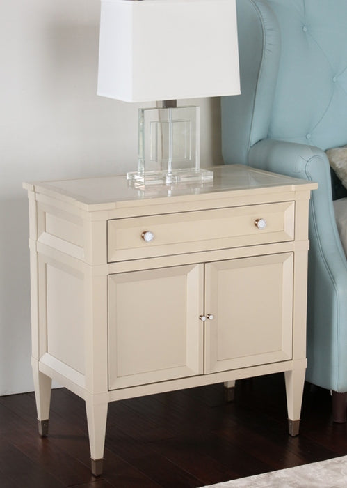 Cream Nightstand