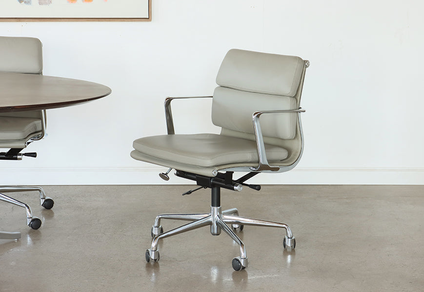 Grey Eames Style Office Chair
