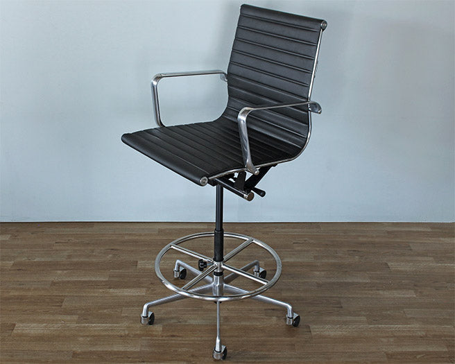 Black Eames Style Anchor Chair