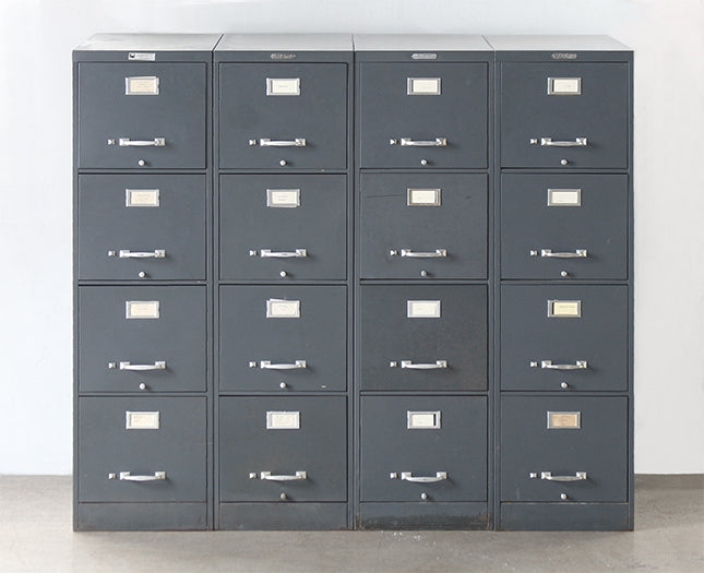 OFC10 - 4 Drawer Gray Office File Cabinet