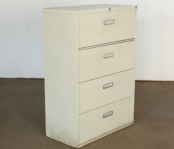 OFC18 - 4 Drawer Beige Lateral Office File Cabinet
