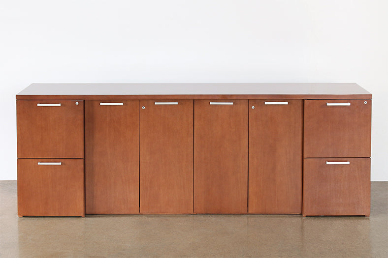 Mahogany Laminated Office Credenza