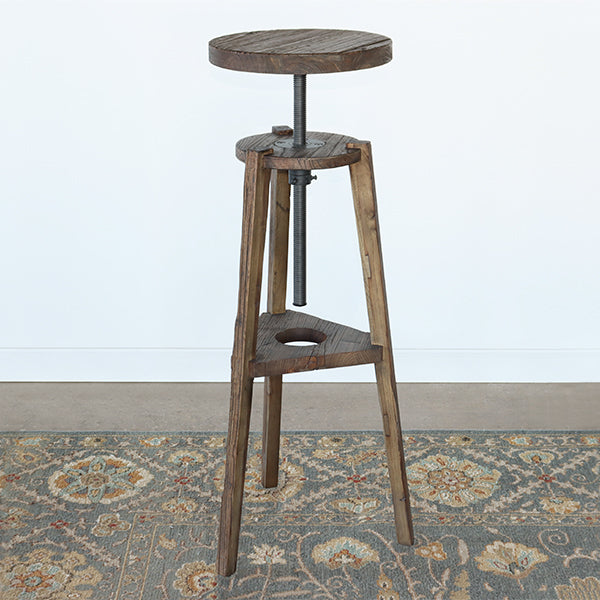 Bleached Elm Adjustable Pedestal
