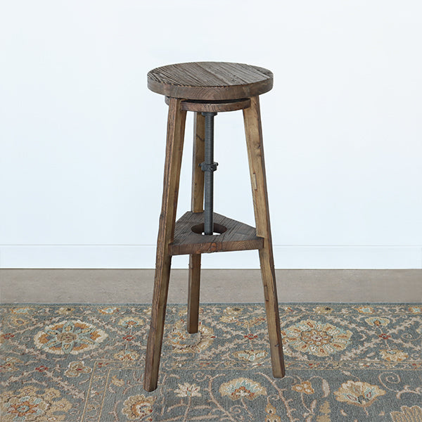 Bleached Elm Adjustable Pedestal