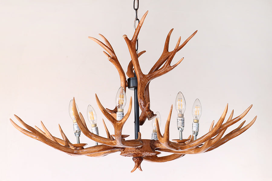 Faux Antler Chandelier