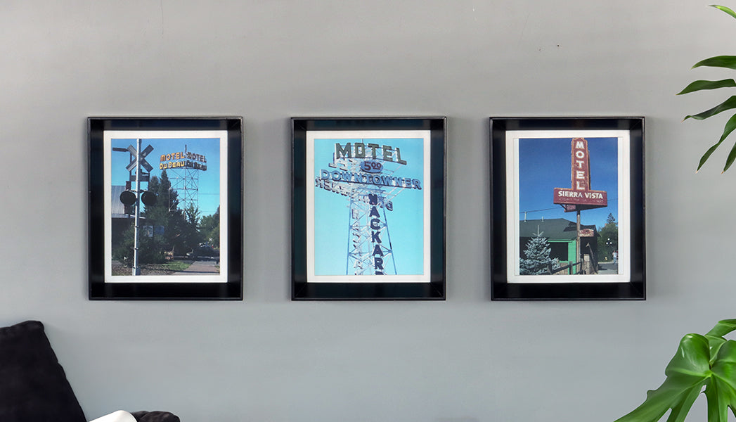 Set of 3 Recessed Motel Photos