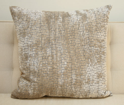 Wheat Jenga Pillow
