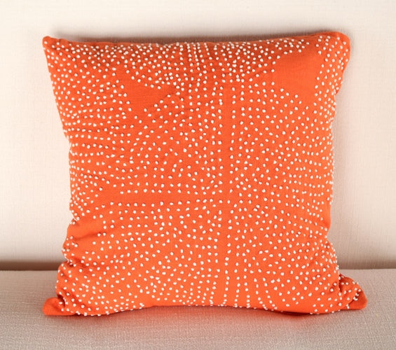 PIL173 Mandarin Orange Texured Pillow