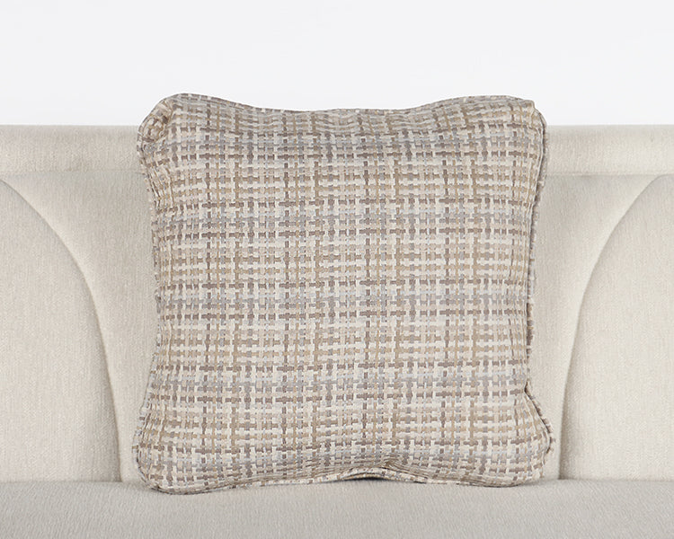 Woven Beige Pillow