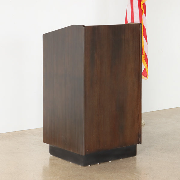 Contemporary Podium in Walnut