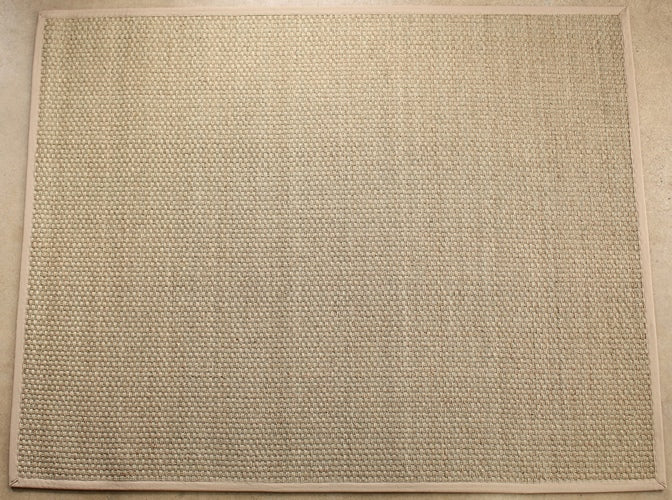 RUG245 7'6 x 9'6 Light Beige Seagrass Rug