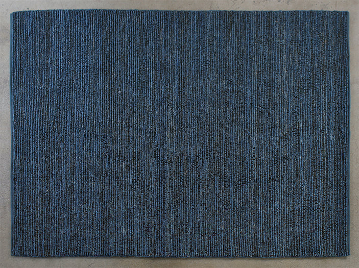 RUG321 9' x 13' Continental Jute Rug in Blue