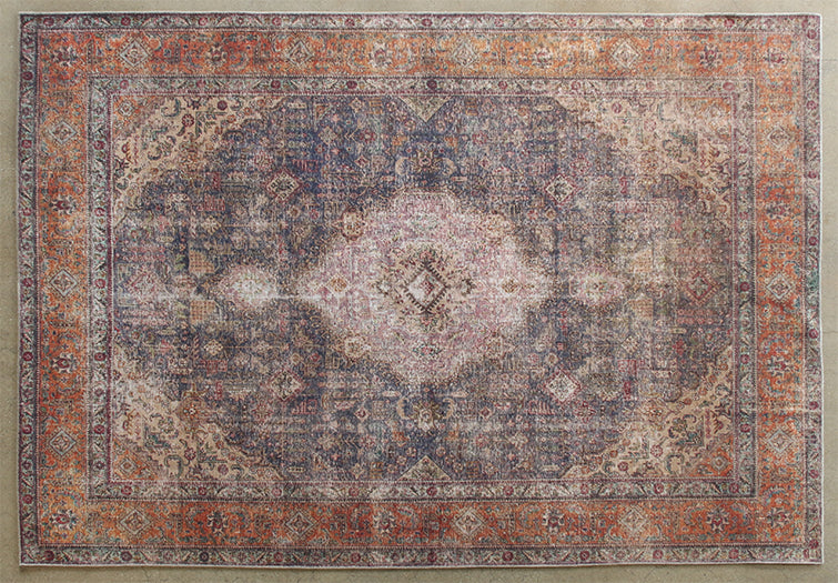 8' 4" X 11' 6" Antique Plum/Multi Wool Rug