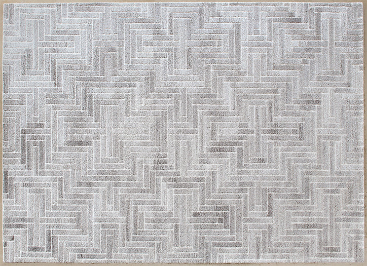 RUG491 - 9x12 Asher Rug In Taupe-Natural