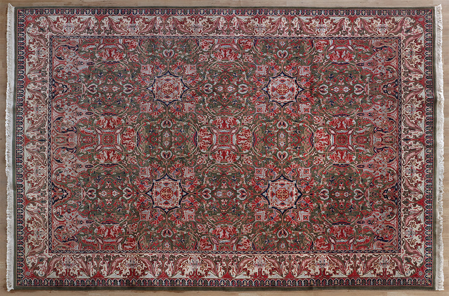 Multi Colored Hand Woven Rug 8'6" X 11'5"