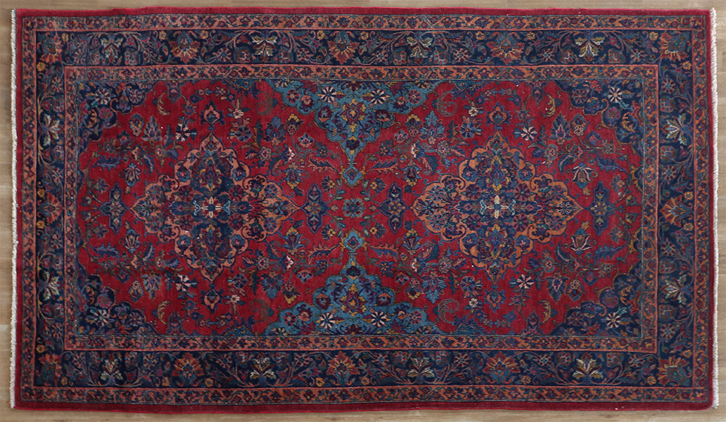 Vintage Persian Sarouk Rug 72' X 124'