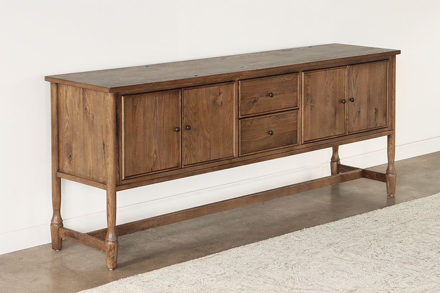 Weathered Oak Country Wide Sideboard